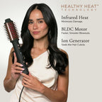 IR2 Infrared Blowout Brush Hair Styling Tool with Infrared Heat for Faster Drying and Smooth Finish