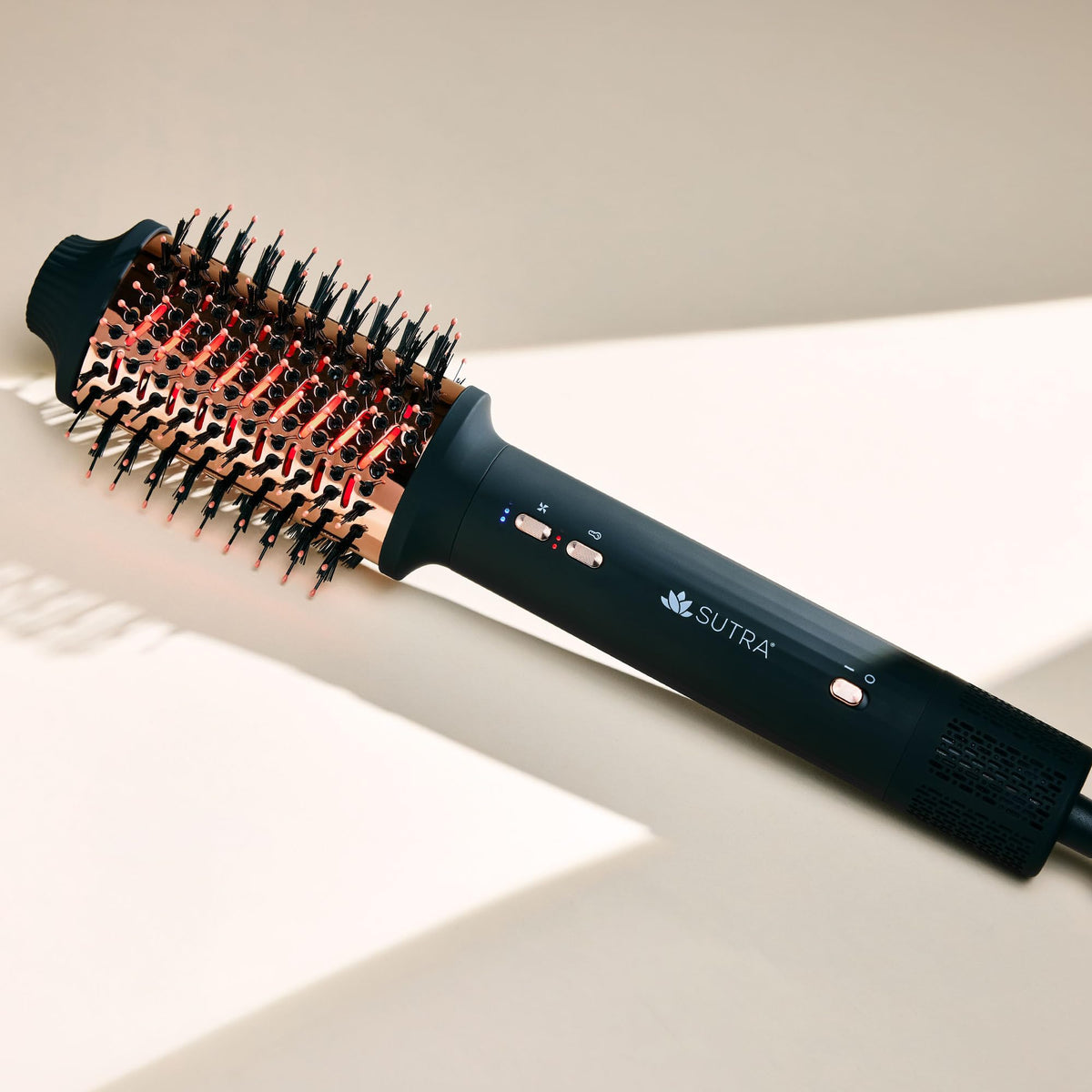 IR2 Infrared Blowout Brush Hair Styling Tool with Infrared Heat for Faster Drying and Smooth Finish