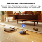 Robot Vacuum and Mop with 7,000 Pa Suction, Hot Water Mop Washing, Auto Dry, Qrevo Pro
