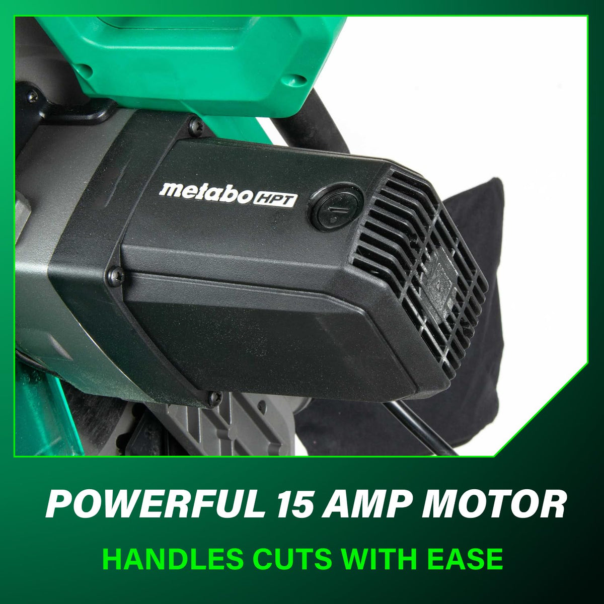 10 inch compound miter saw 15 amp single bevel corded electric woodworking cutting tool C10FCG2