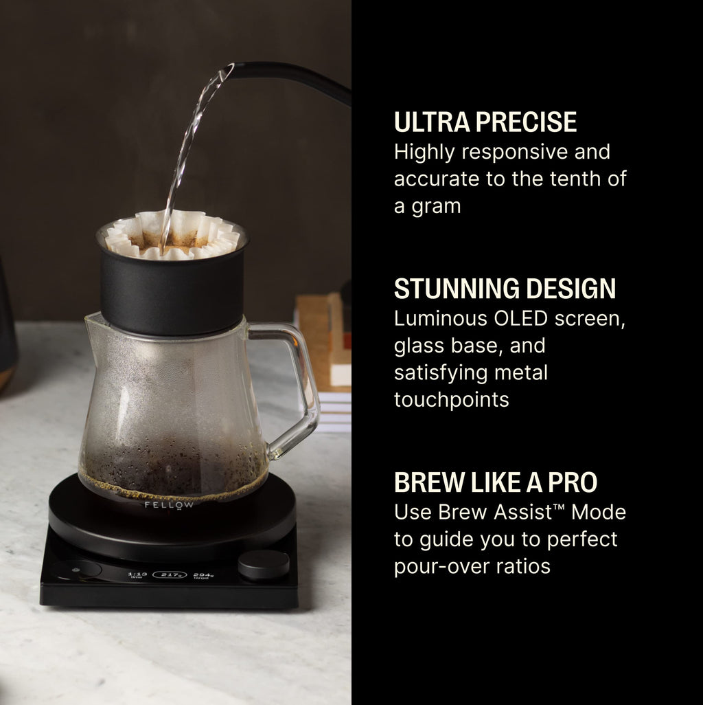 Tally Pro Coffee Scale with Timer Espresso Scale Brew Assist Mode Digital Kitchen Scale for Coffee Brewing