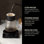 Tally Pro Coffee Scale with Timer Espresso Scale Brew Assist Mode Digital Kitchen Scale for Coffee Brewing