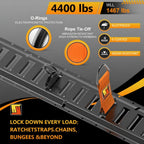 36PC E Track Rail Kit Set Heavy Duty Tie Down System for Enclosed Trailers Cargo Securement