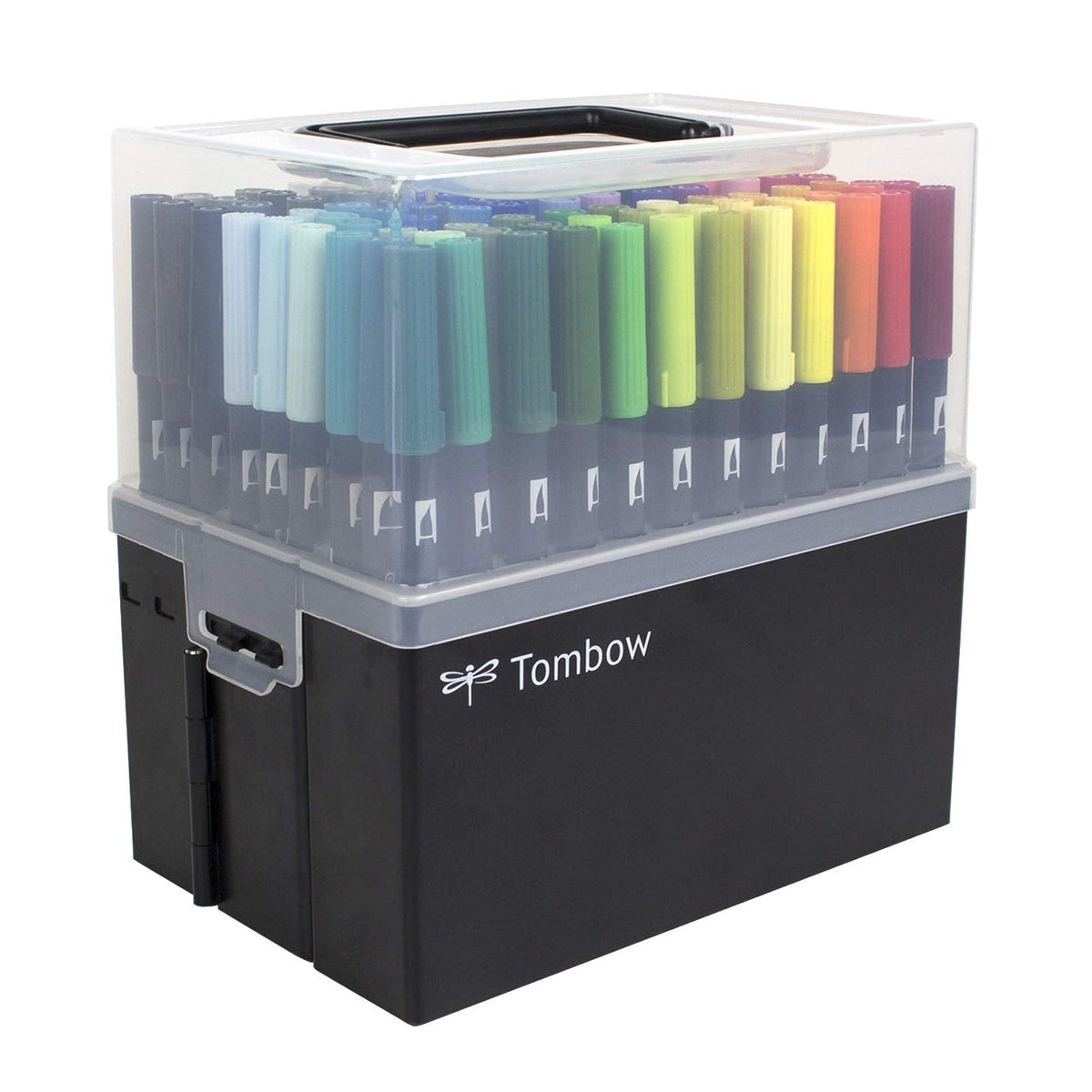 56179 Dual Brush Pen Art Markers 108 Color Set with Marker Case for Drawing Coloring Lettering