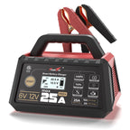 25A Pro+ Battery Charger 6V 12V Automatic Maintainer Engine Start Desulfator Repair for Lead Acid AGM LiFePO4