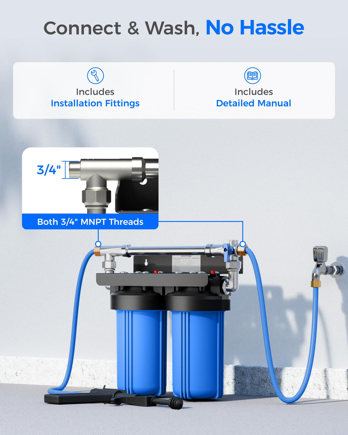 CWE Spotless Water System for Car Wash Deionized Water Filtration System for Spot Free Rinse