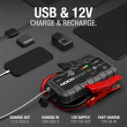 GB70 2000A UltraSafe jump starter 12V lithium battery booster portable power pack for cars