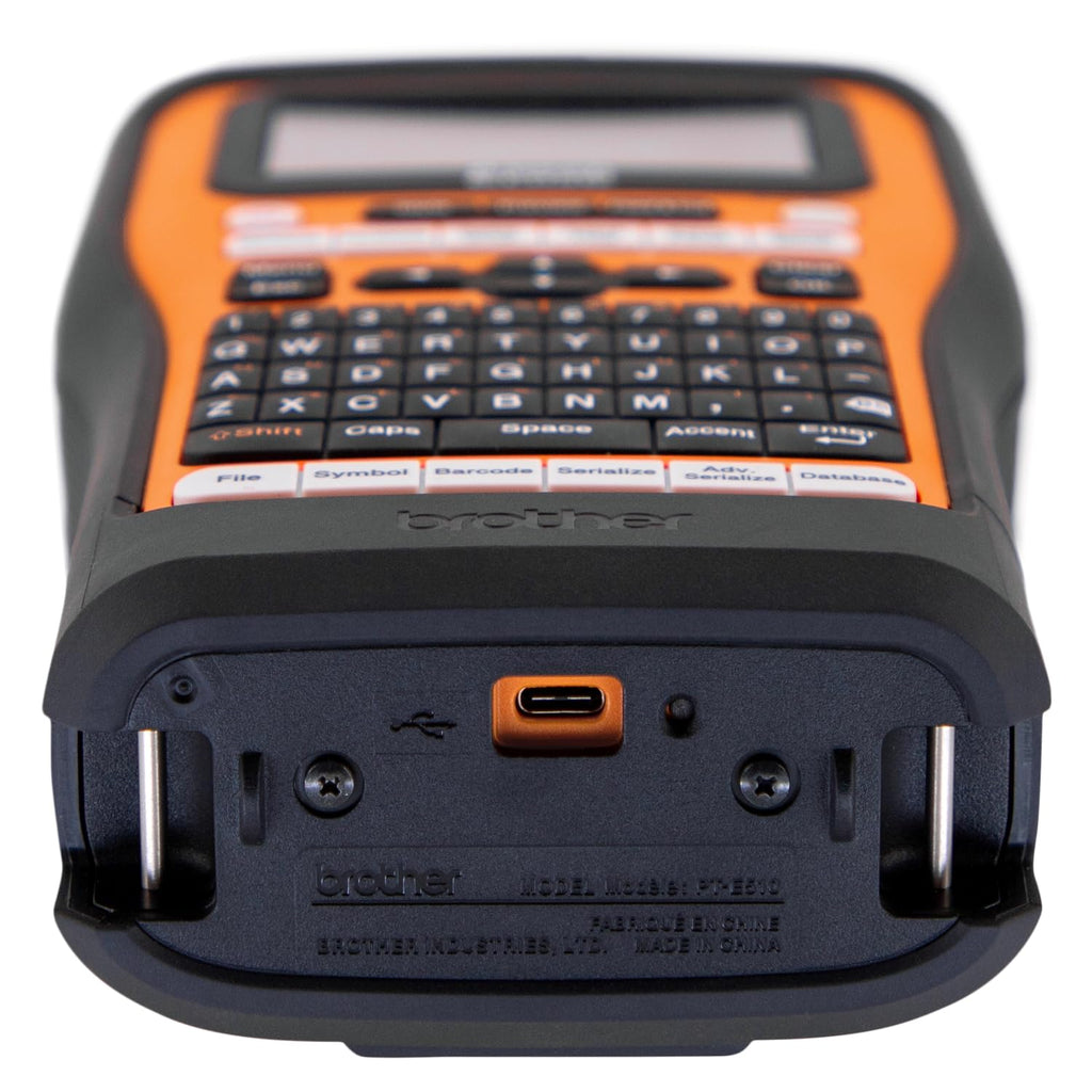 PT-E560BT Industrial Label Printer Bluetooth Cutter Heavy Duty Portable Label Maker for Warehouse