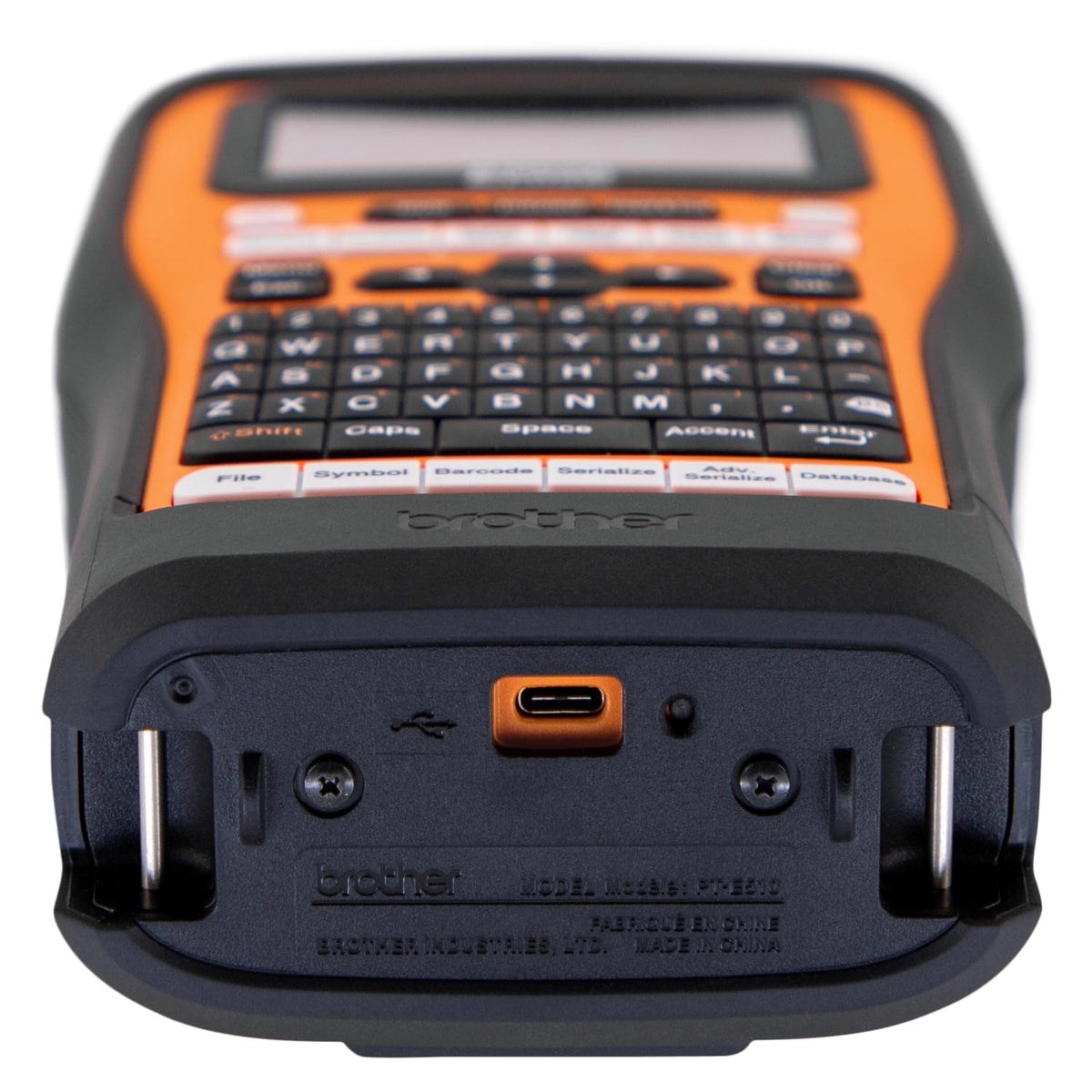 PT-E560BT Industrial Label Printer Bluetooth Cutter Heavy Duty Portable Label Maker for Warehouse