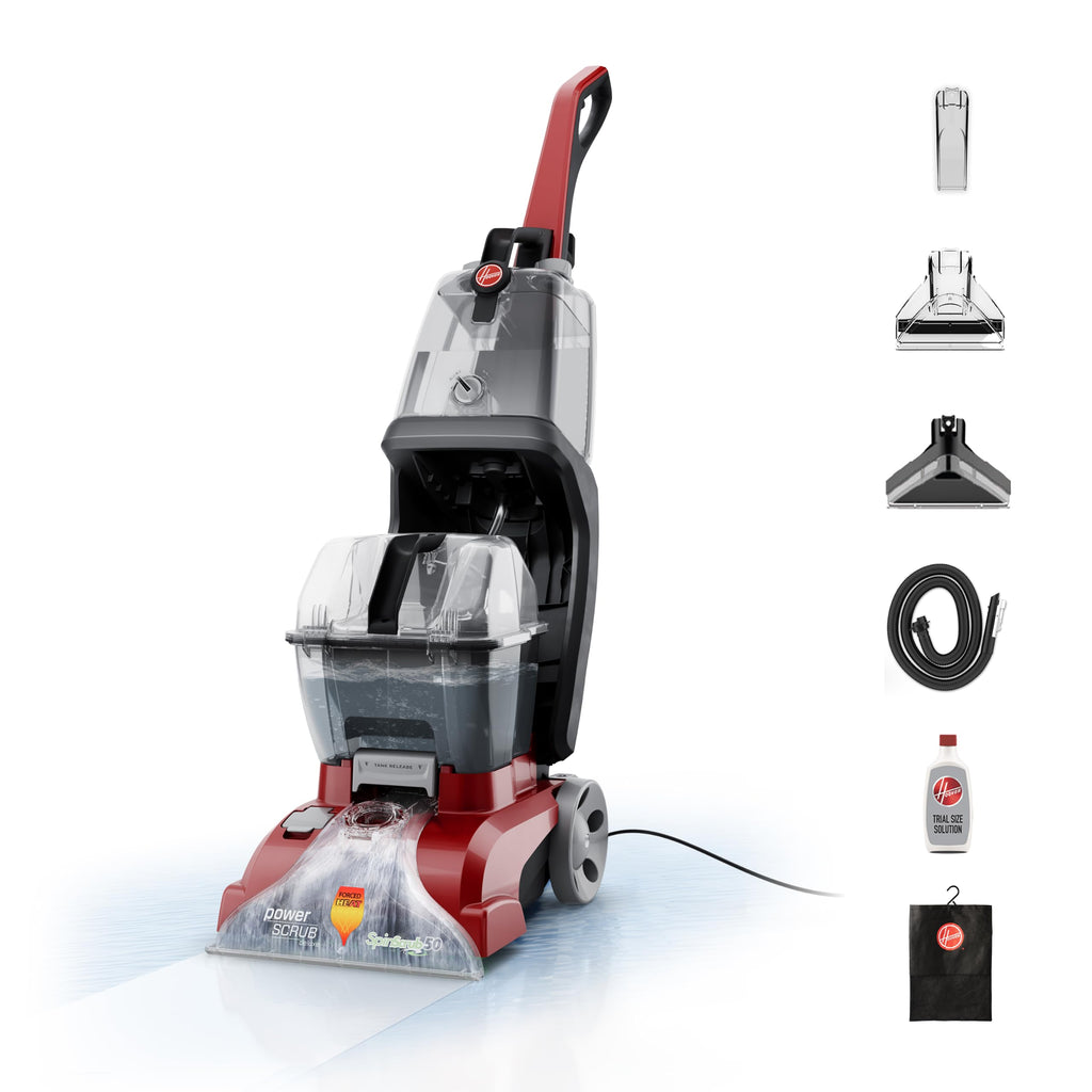 PowerScrub Deluxe Carpet Cleaner Machine with Pet and Upholstery Tools for Deep Home Cleaning