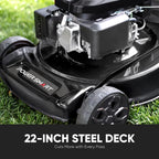 EasyDrive Pro 22 inch 170cc self propelled gas lawn mower walk behind design 22 inch cutting deck