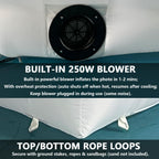 Inflatable 360 Photo Booth 8.2x8.2ft Portable Photobooth Tent 16 Colors LED Dimmable Backdrop for Events