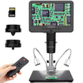 AD246S-M 3 Lens 2160P HDMI Digital Microscope 2000x Magnification for Adults Soldering Repair
