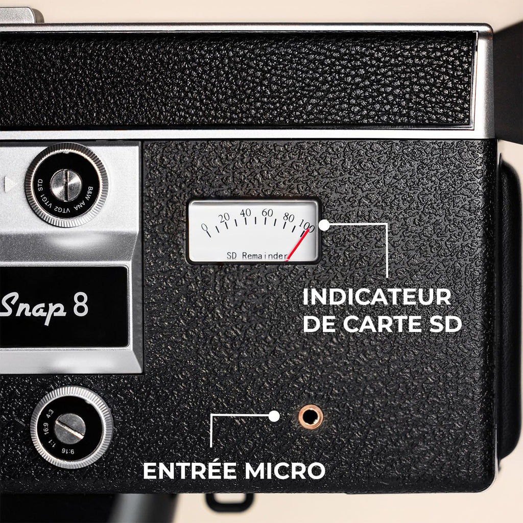 CS-8 digital camera 2.7K video recorder Youtube screenless 8x zoom 5 movie filters SD card USB C battery