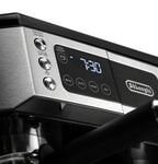 All in One Espresso and Coffee Maker 10 Cup Pot with Milk Frother for Home Cafe Latte Cappuccino