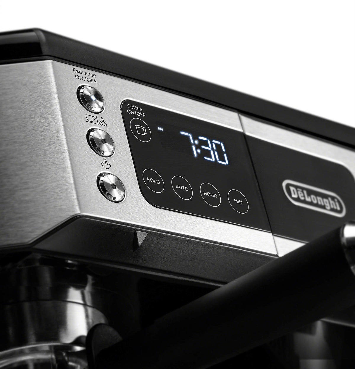 All in One Espresso and Coffee Maker 10 Cup Pot with Milk Frother for Home Cafe Latte Cappuccino