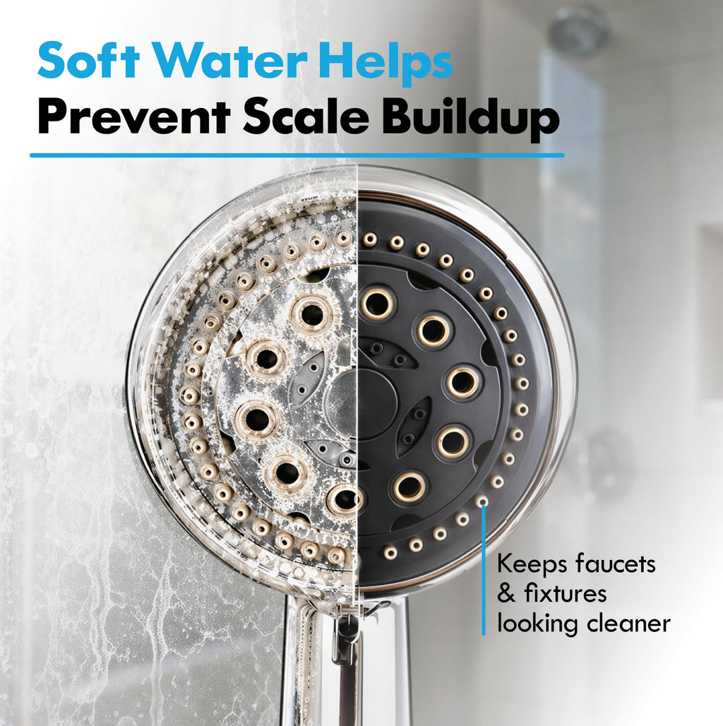 350 Whole House Water Softener System 32000 Grain High Capacity for Homes with 1 to 4 People