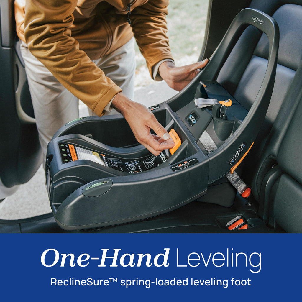 KeyFit Max Rear Facing Infant Car Seat Base with Adjustable Recline and Easy Latch Installation