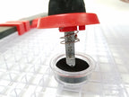 Beetle Bits Glass Cutting System with 6 Pack Waffle Grids and Push Button Flying Beetle Cutter