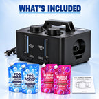 Fog Bubble Machine High Powered Smoke Bubble Maker for Party Stage and Outdoor Use