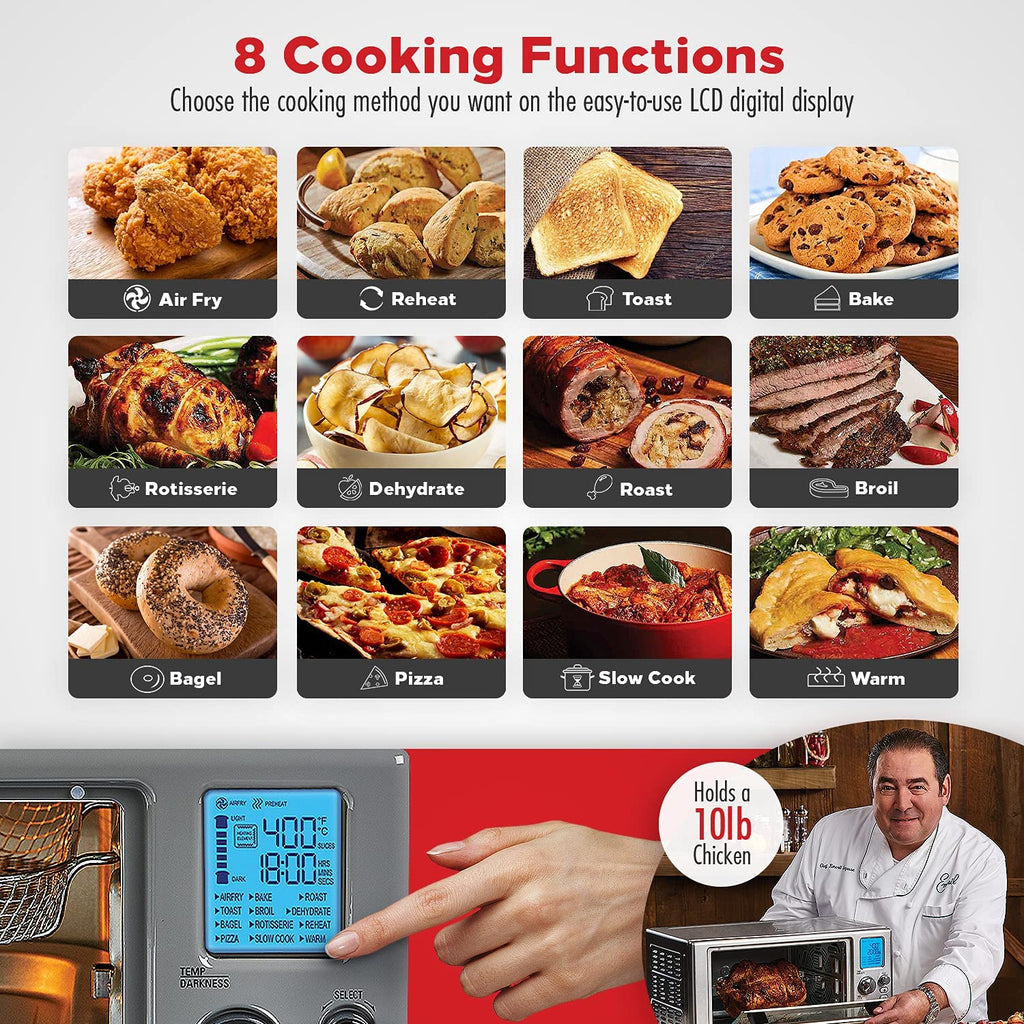 9-in-1 Countertop Air Fryer Oven for Everyday Cooking