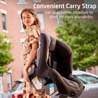 Romi 2 in 1 Convertible Car Seat Rear Fwd Facing 5 to 40 30 to 50 lbs Lightweight Latch Washable Sea Shadow