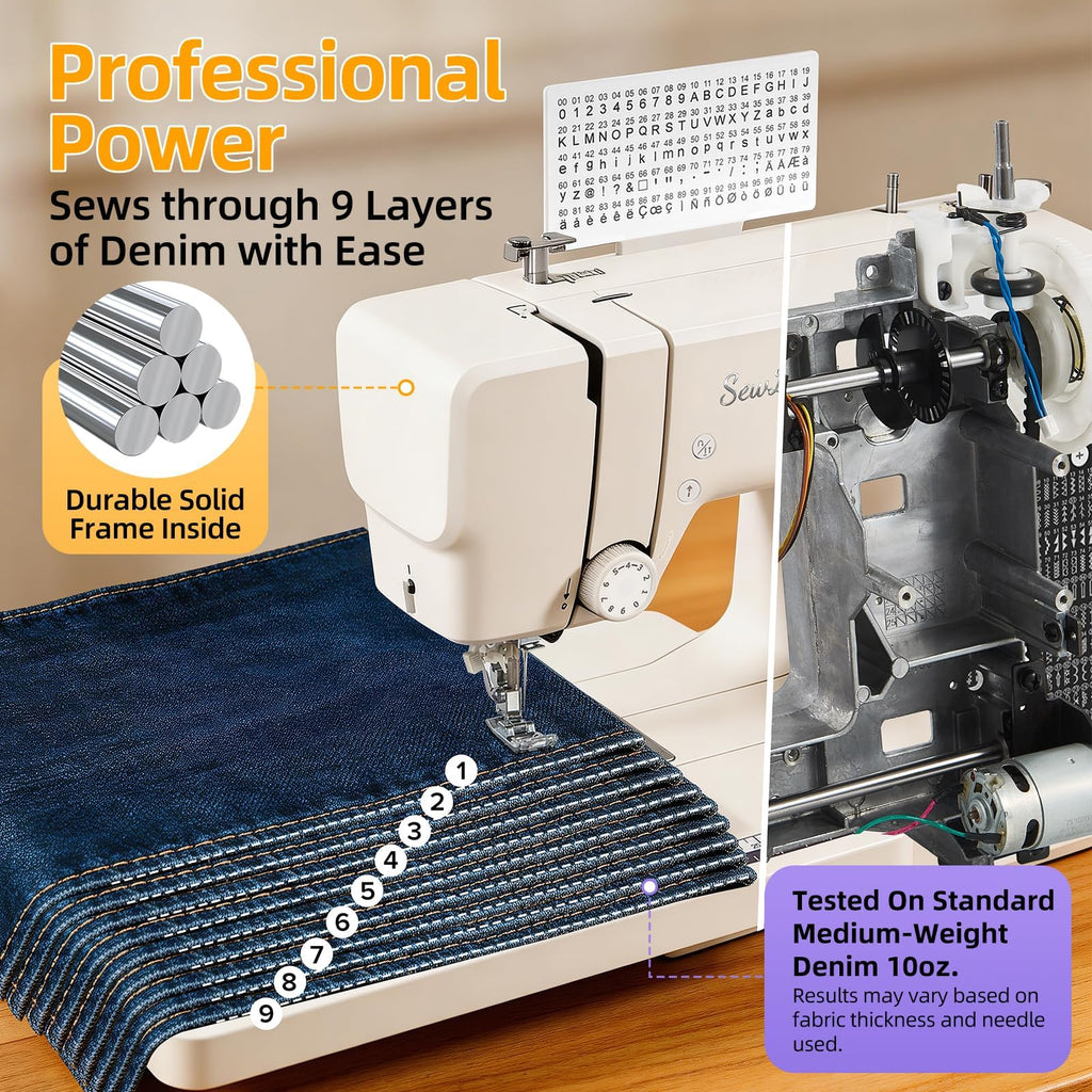 Computerized Sewing and Quilting Machine Model 1130 with 300 Built In Stitches for Home DIY Projects