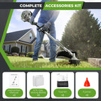 36CC 3 in 1 Gas Powered Weed Trimmer and String Trimmer with Brush Cutter and 3 and 40 Tooth Blades