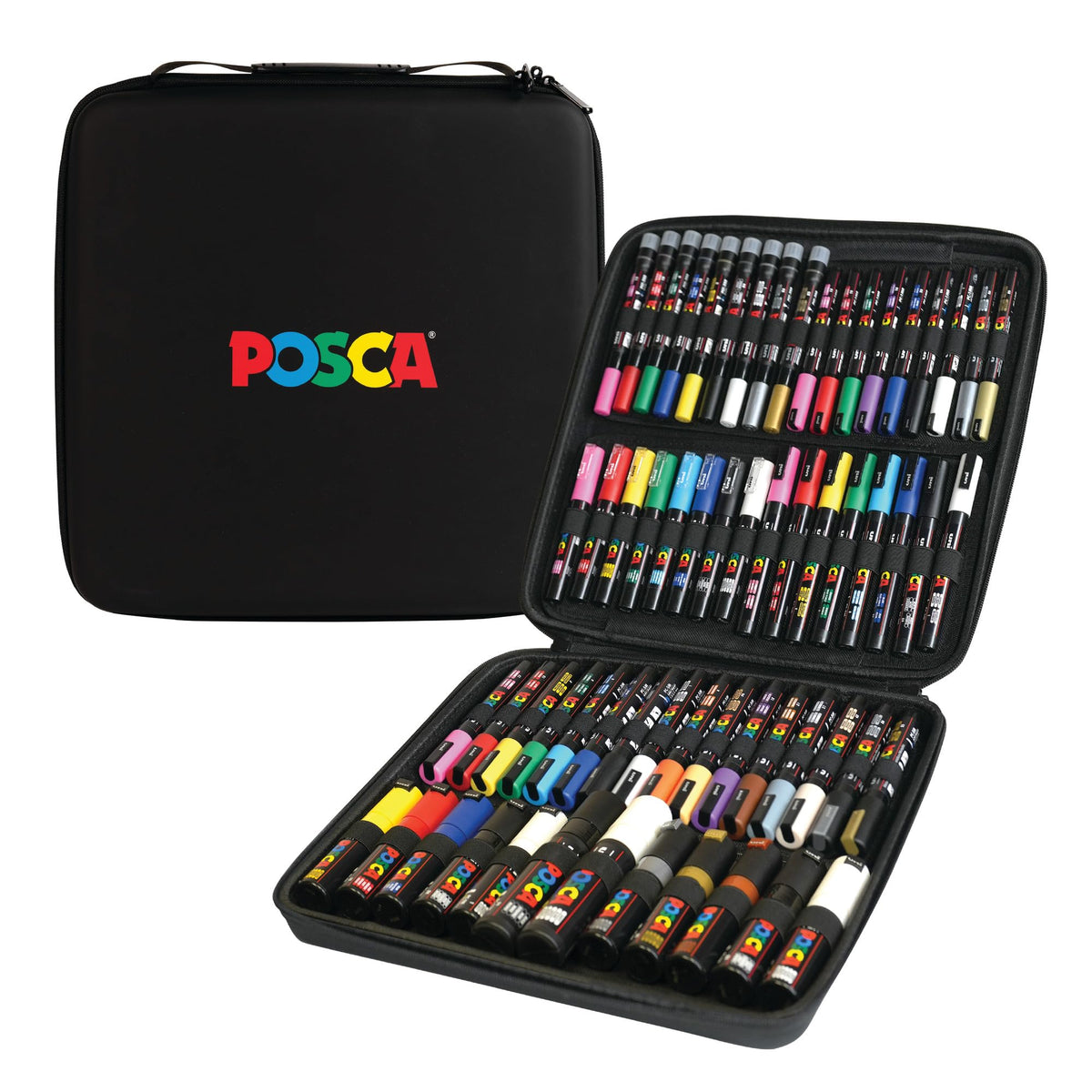 Acrylic Paint Markers 62 Set with Case for Kids and Adults Coloring Includes 350 1MR 1M 3M 5M 7M 8K 17K