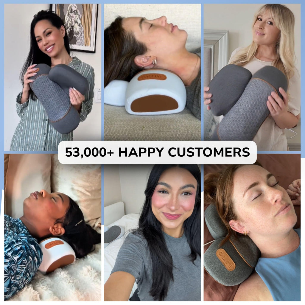3 in 1 Neck Massager Pillow with Heat Gentle Traction Vibration Massage Wireless Design Shoulder Support USB C