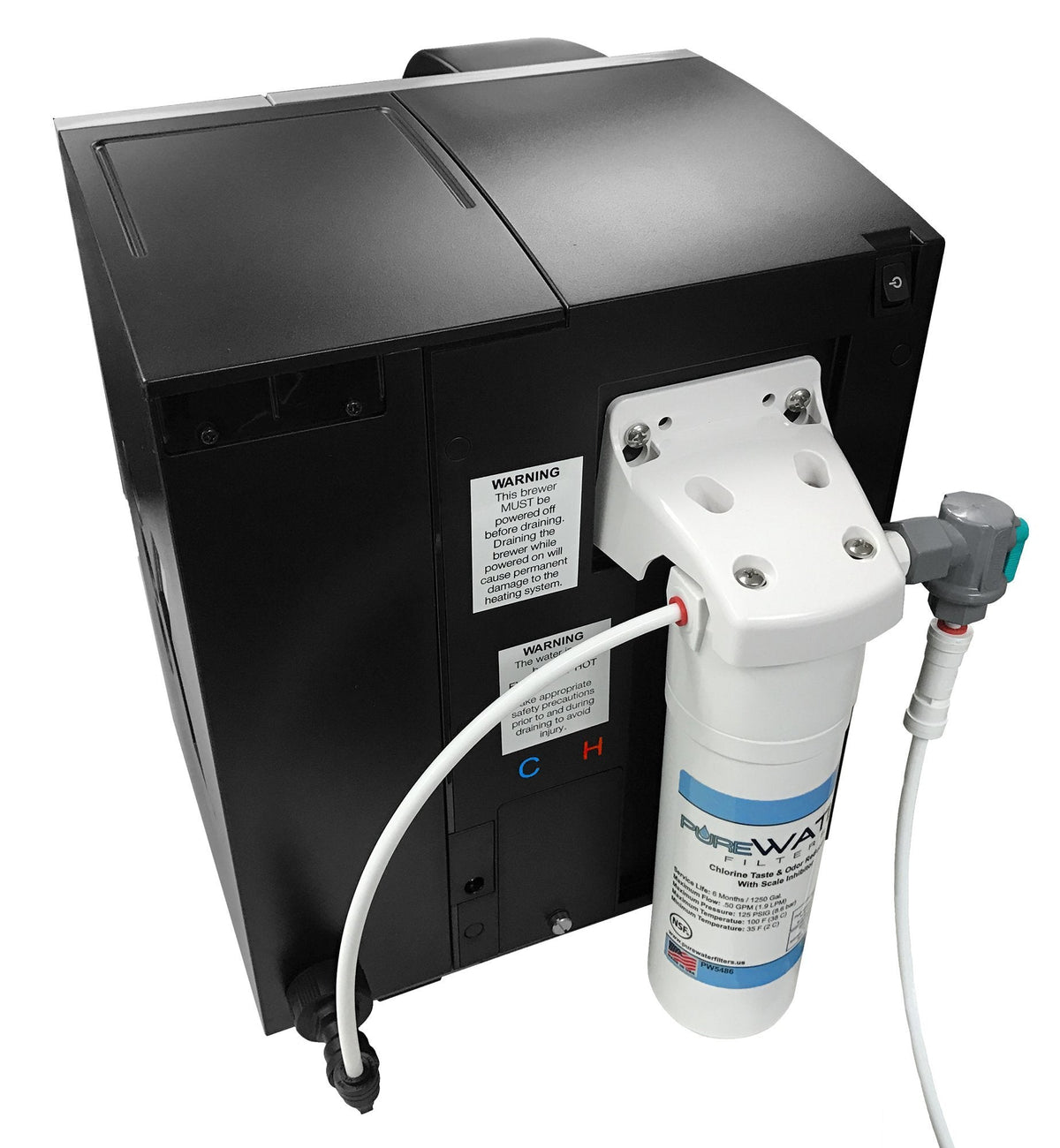 KQ8 Water Filter Kit Replacement Cartridge for Commercial Coffee Brewers Filtration System
