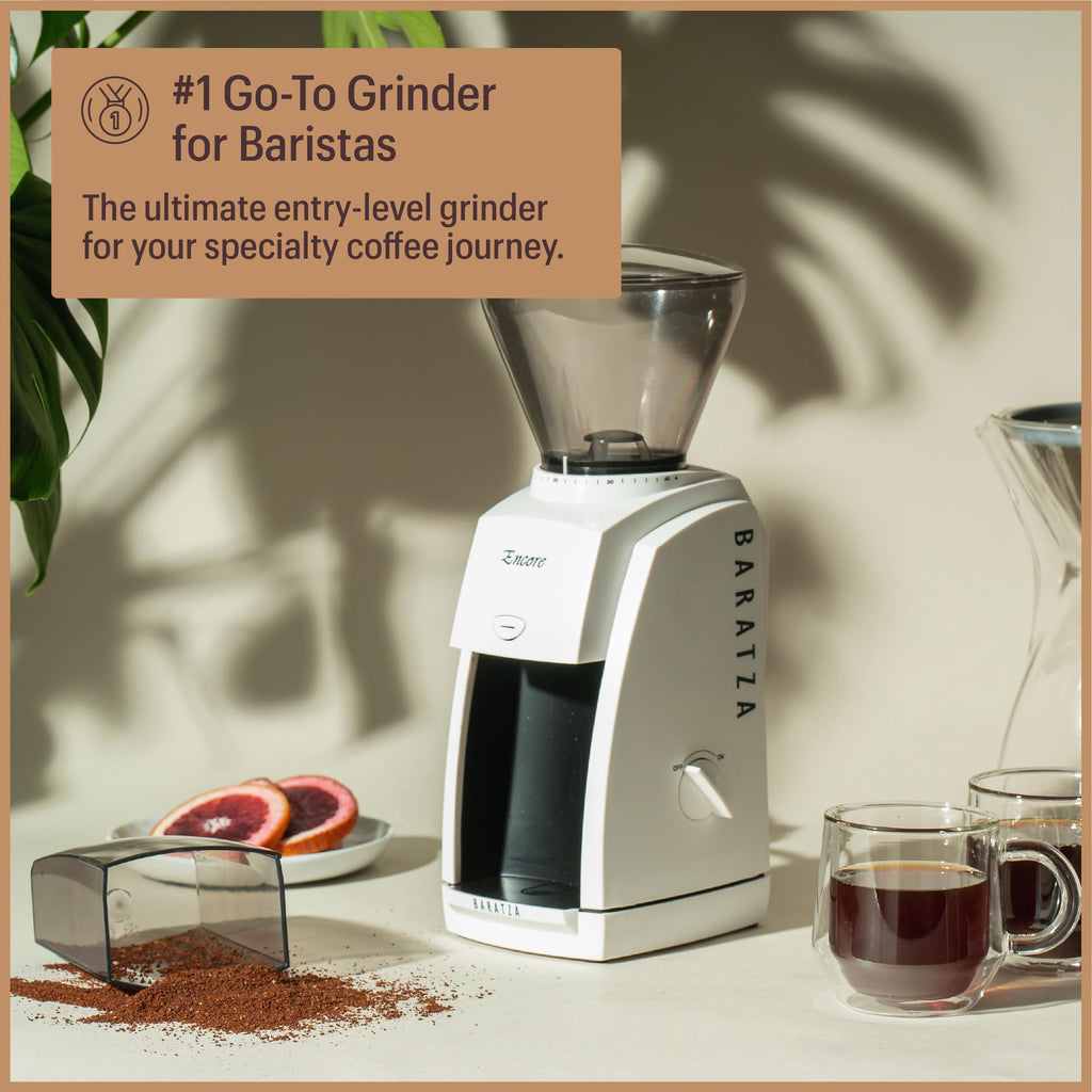 Encore coffee grinder ZCG485BLK black conical burr adjustable 40 grind settings for home brewing