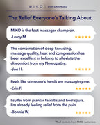 Shiatsu Foot Massager with Heat and Air Compression for Pain Relief and Deep Muscle Relaxation