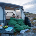 Double Sleeping Bag for Adults with Pillows for Couples and Family 2 Person Camping Hiking Outdoor