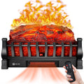 Electric Fireplace Logs Insert Heater with Remote Control for Home Decor Indoor Heating Cozy Ambiance