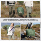 Double Sleeping Bag for Adults with Pillows for Couples and Family 2 Person Camping Hiking Outdoor