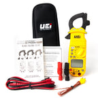 DL379B Digital Clamp Meter Auto Ranging HVAC Tester with Magnetic Mount AC Amps AC DC Volts Temp Cap Freq NCV