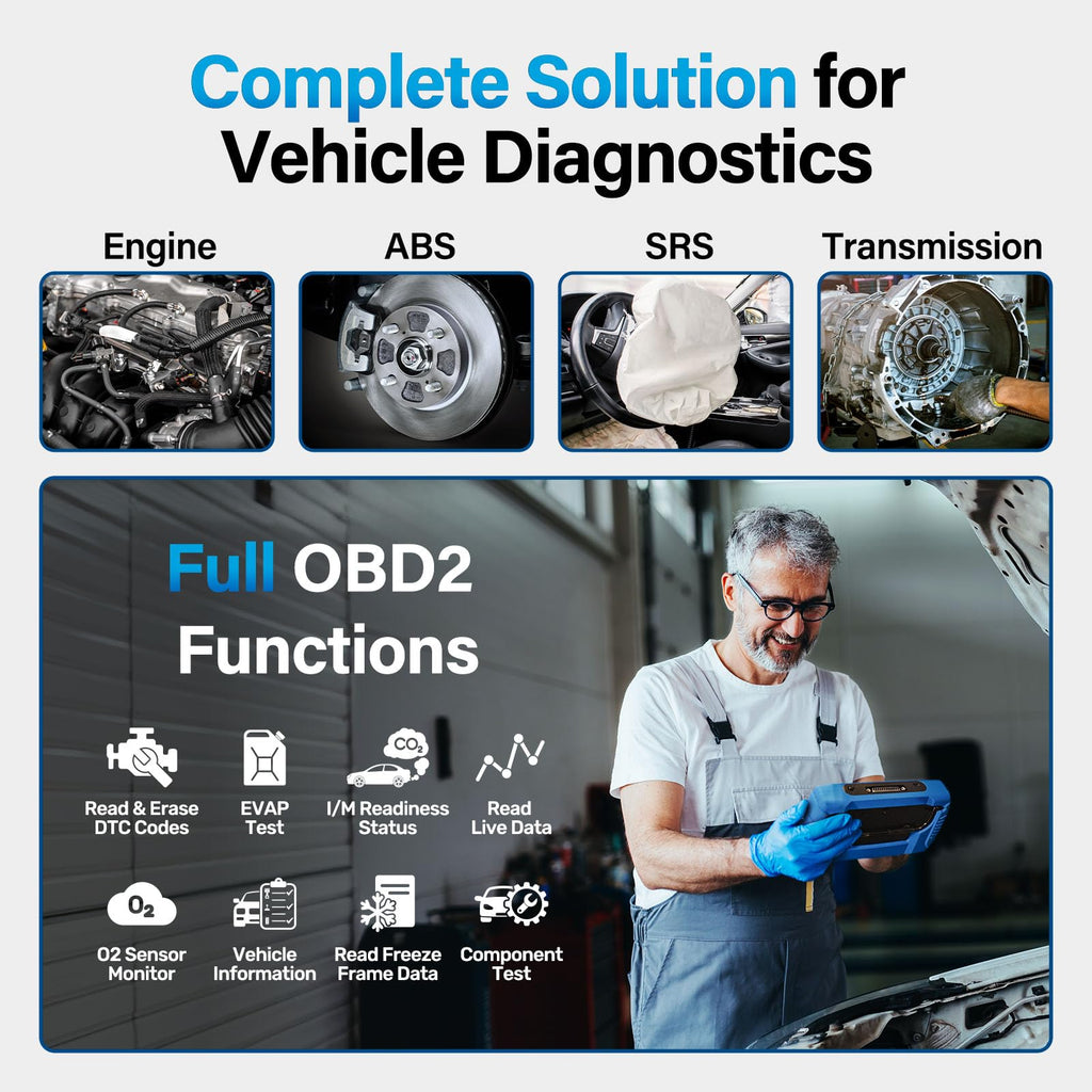 460T OBD2 Scanner Car Code Reader ABS SRS Transmission Diagnostic Tool 12 Reset Services Auto VIN Free Update