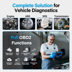 460T OBD2 Scanner Car Code Reader ABS SRS Transmission Diagnostic Tool 12 Reset Services Auto VIN Free Update