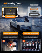 4K Dash Cam Front and Rear Left Right with GPS 20MB per Second WiFi 6 Car Camera Video Recorder
