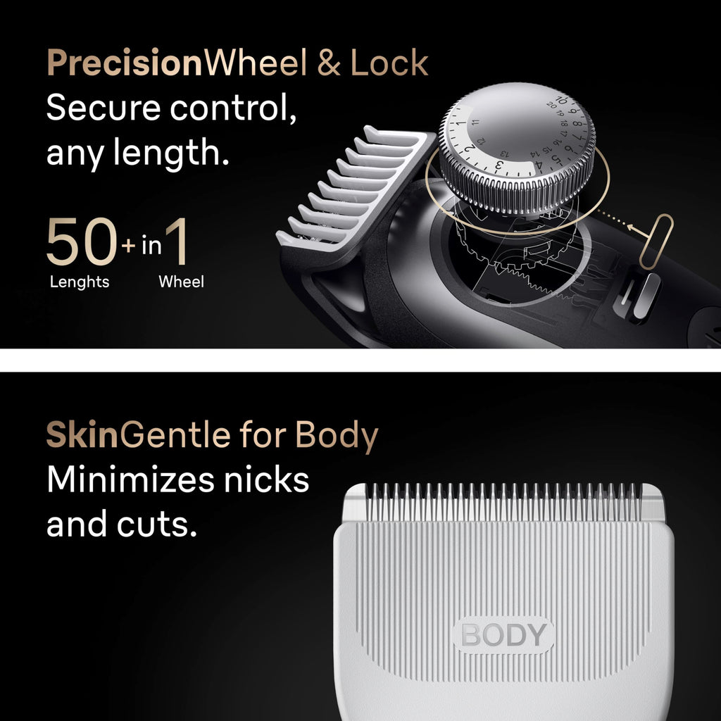 All in One Series 9 PRO Electric Beard Trimmer Hair Clipper Shaver Razor Face Hair Body AIO 9570 Cordless