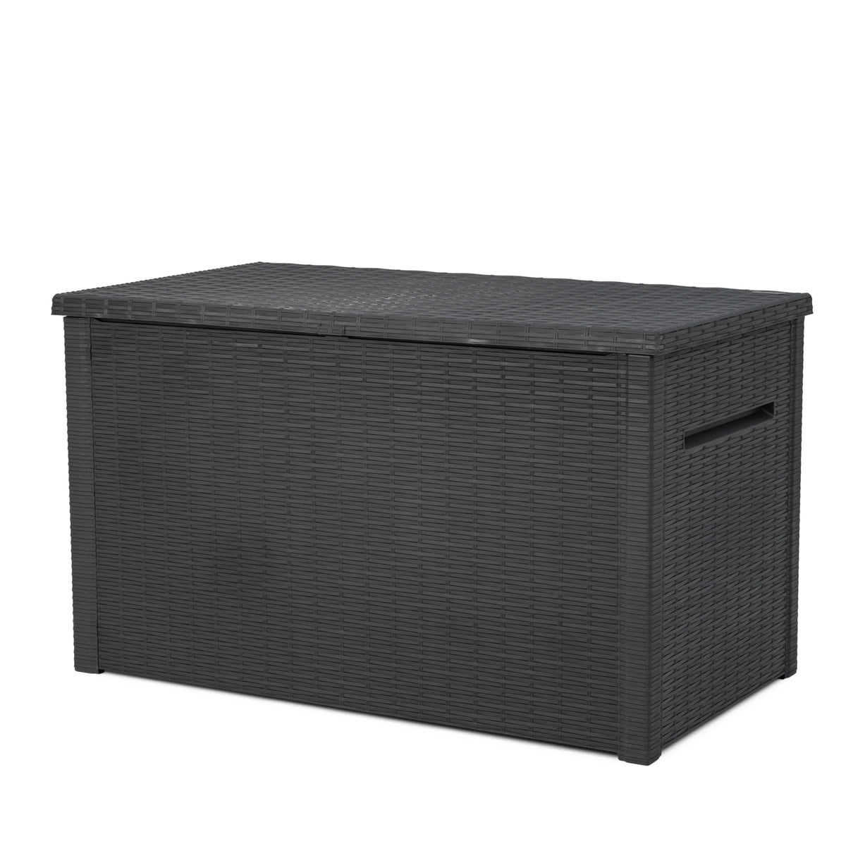 Java 230 Gal Outdoor Storage Box Waterproof Resin Deck Container for Patio Pool Accessories and Garden Tools