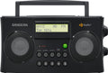 HDR-16 HD AM FM Portable Radio Black Compact Design for Home Travel and Outdoor Clear Listening