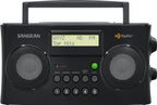 HDR-16 HD AM FM Portable Radio Black Compact Design for Home Travel and Outdoor Clear Listening