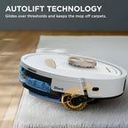Stratos Robot Vacuum and Mop Combo Robotic Cleaner with 60 Day Self Empty Base White AV2700ZE