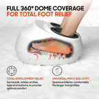 Shiatsu Foot Massager Heat Deep Kneading Compression 3 Modes Pain Relief Circulation Fits Mens Size 12
