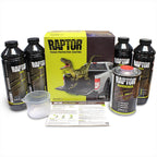 Raptor Black Urethane Spray On Truck Bed Liner Kit 4 Quarts UV Resistant Protective Coating