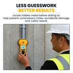 MT7 Metal Scanner for Concrete and Walls 6 in Detection Depth Rebar Pipe and Stud Locator Tool