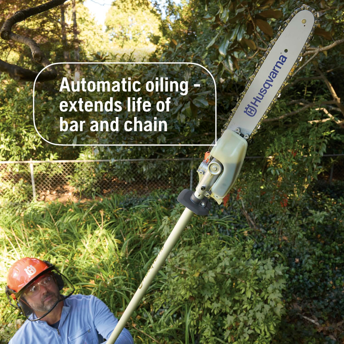 122LKP Gas Pole Saw Attachment 21.7CC Engine Conversion Kit for Tree Trimming and Branch Pruning
