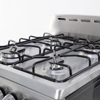 Compact gas range oven with 4 sealed burners 20 inch stainless steel kitchen cooking appliance